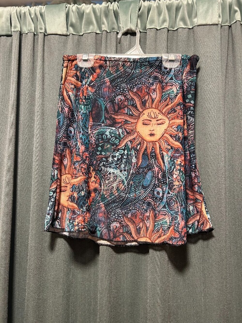 Whimsical Patterned mini Skirt